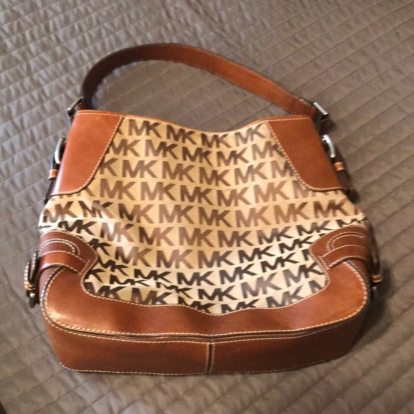 Large Brown Michael Kors signature bag - Picture 1 of 5